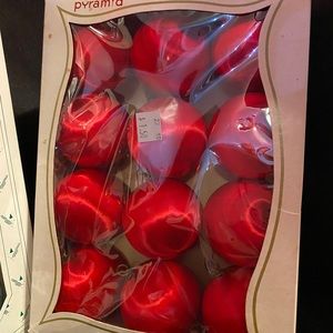 Vintage glass ornaments